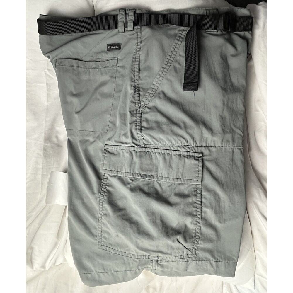 Columbia Men’s Silver Ridge Utility Cargo Short 36x9 W/Belt! Hiking Camping Fish